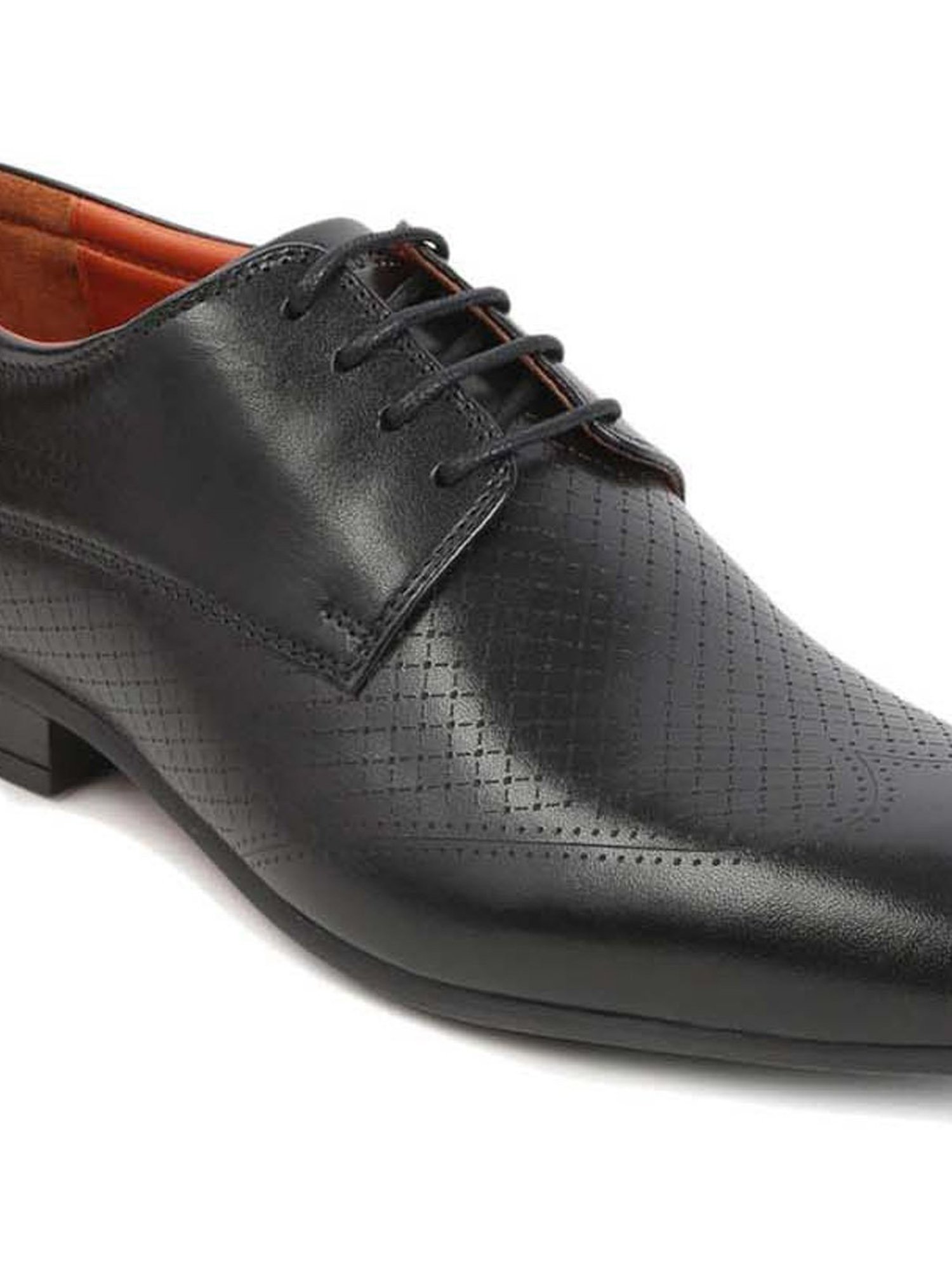 Gabicci Men's Debonair Black Derby Shoes