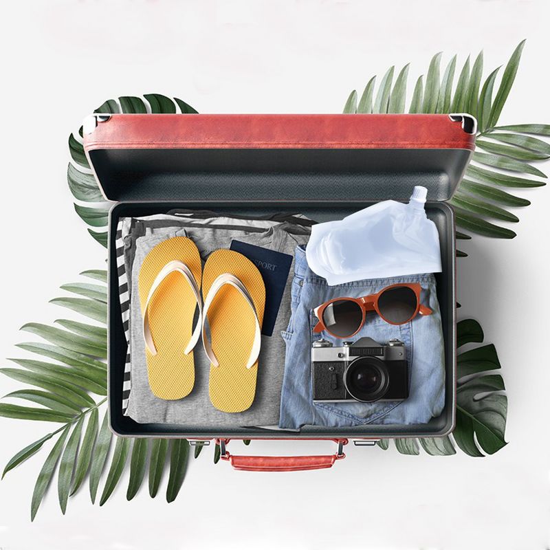 Zulay Kitchen Premium Plastic Flasks For Liquor -  Flask For Fun