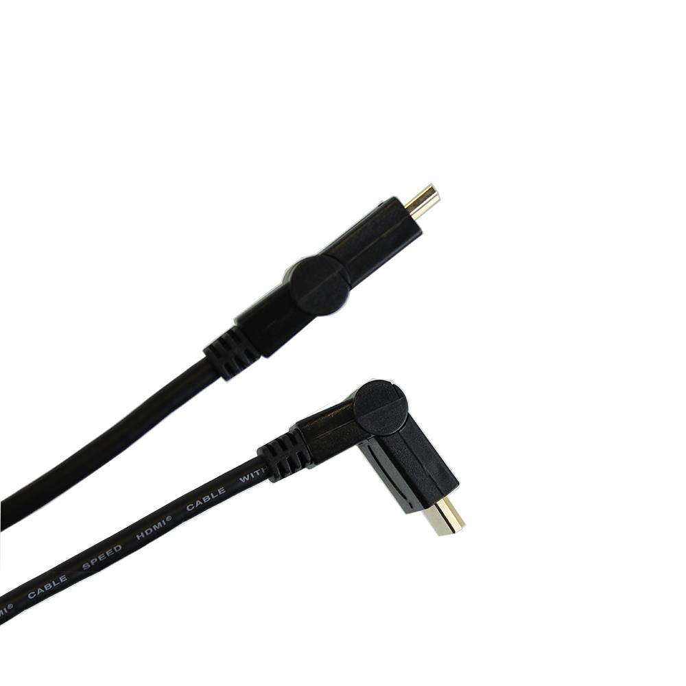 High Speed 180 HDMI Cable w/Ethernet-6ft