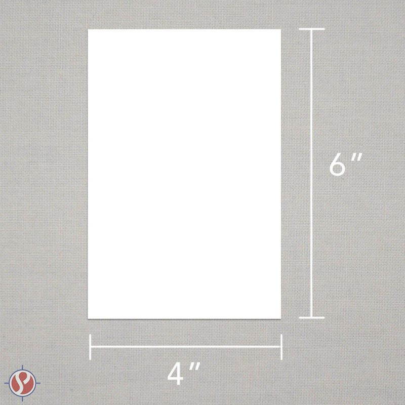 White Memo Sheets, 500 Sheets Per Pack (4 x 6)