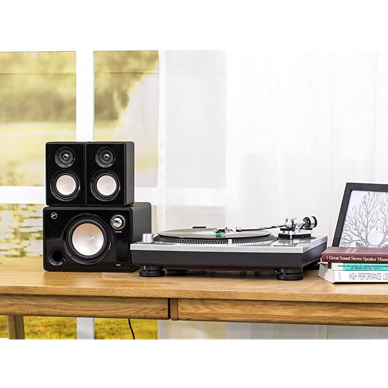 Speakers M10 Powered 21 Computer Speakers Surround Sound NearField Speakers Bookshelf Speakers Pearl White