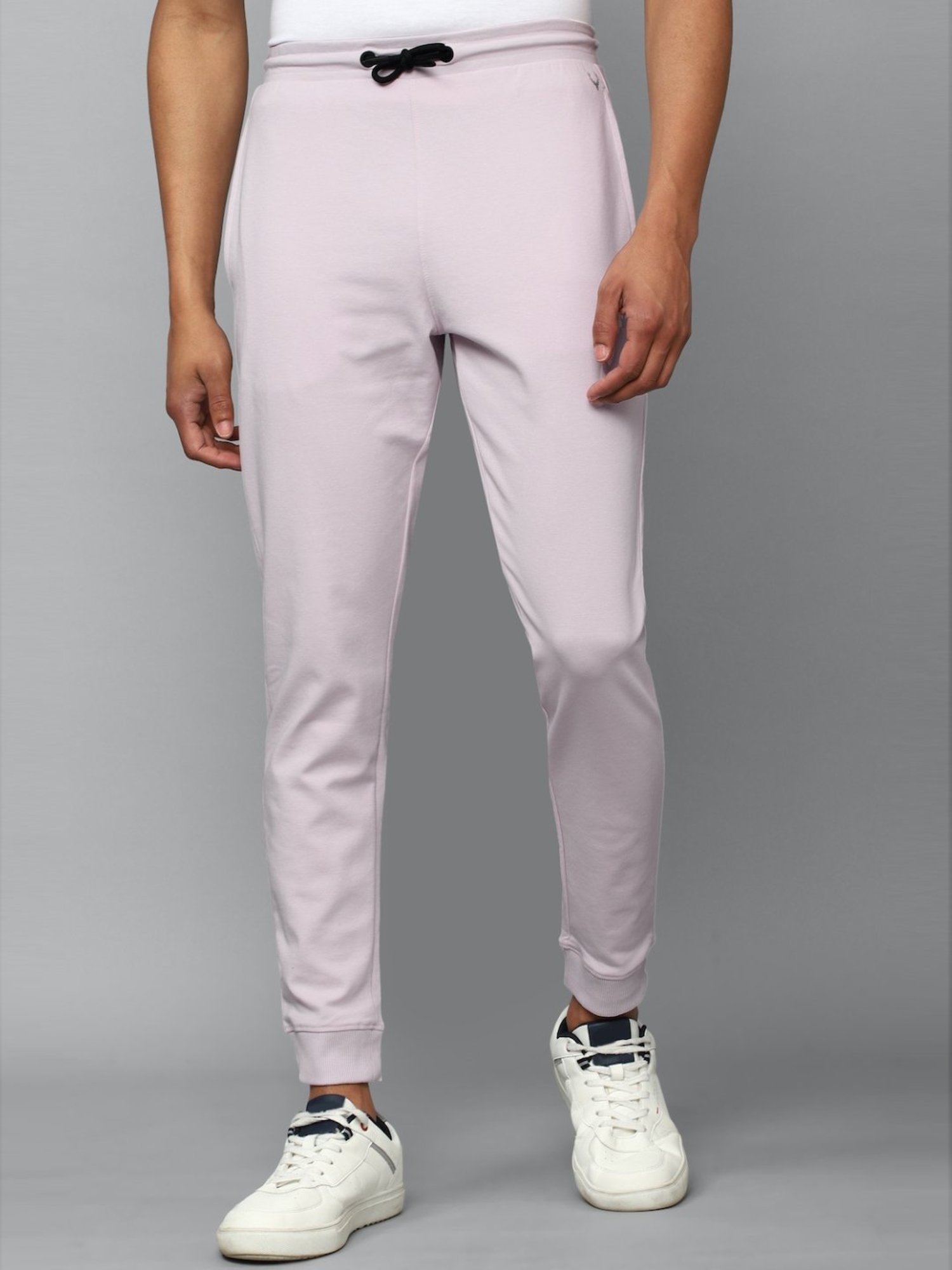 Tribe by Allen Solly Purple Cotton Regular Fit Joggers