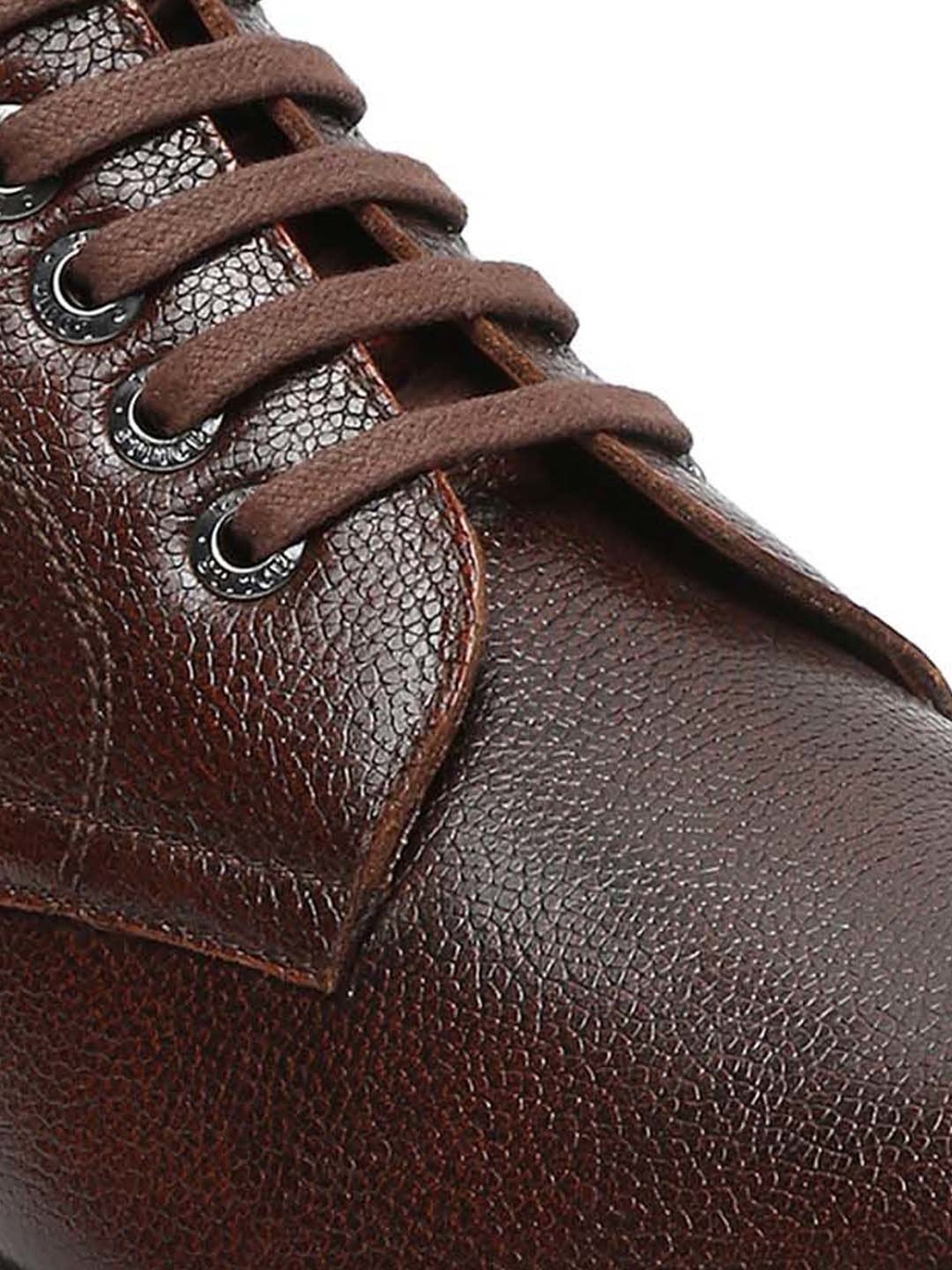 Louis Stitch Men's Brunette Brown Derby Boots