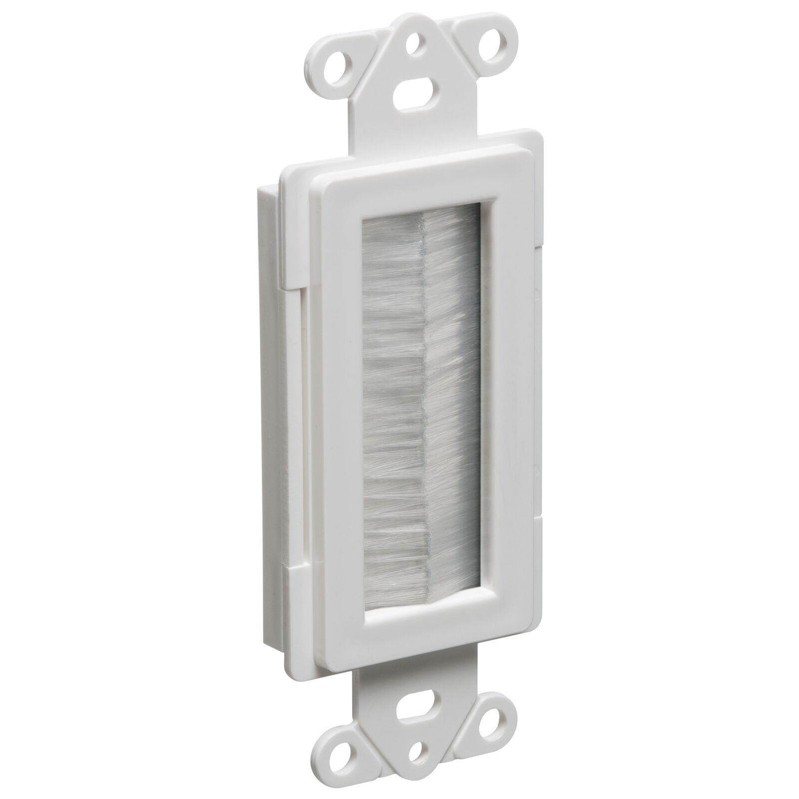 Arlington CED135 Decora-Type Cable Entry Device w/ Brush-style Opening