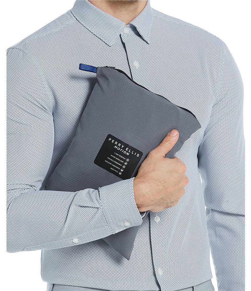 Perry Ellis Slim-Fit Wool Performance Stretch Suit Separates Pants