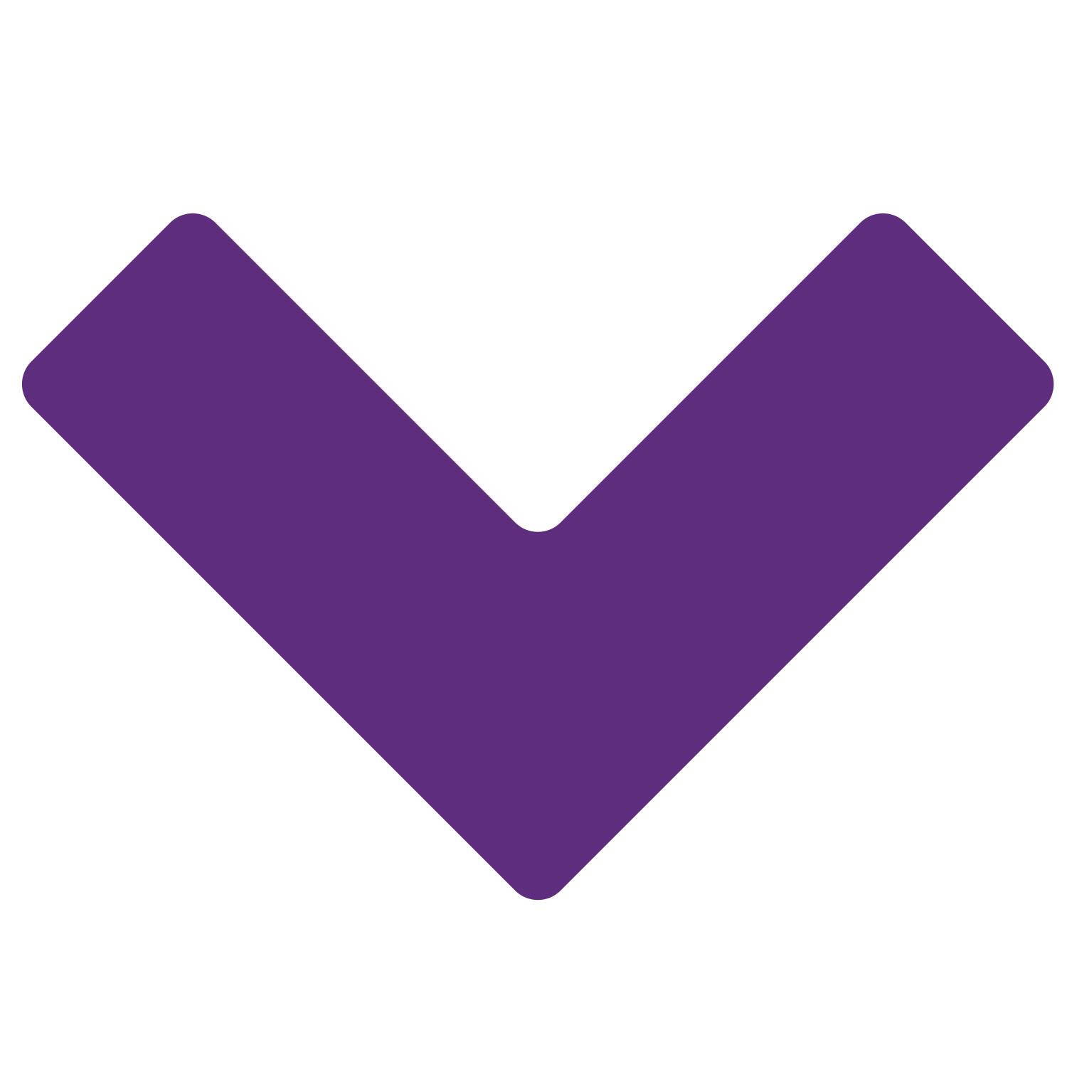 LiteMark 6 Inch Purple Removable Angle Decals - Pack of 20