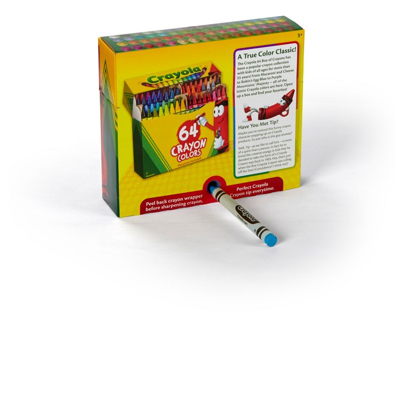 Crayola 64ct Classic Crayons with Sharpener