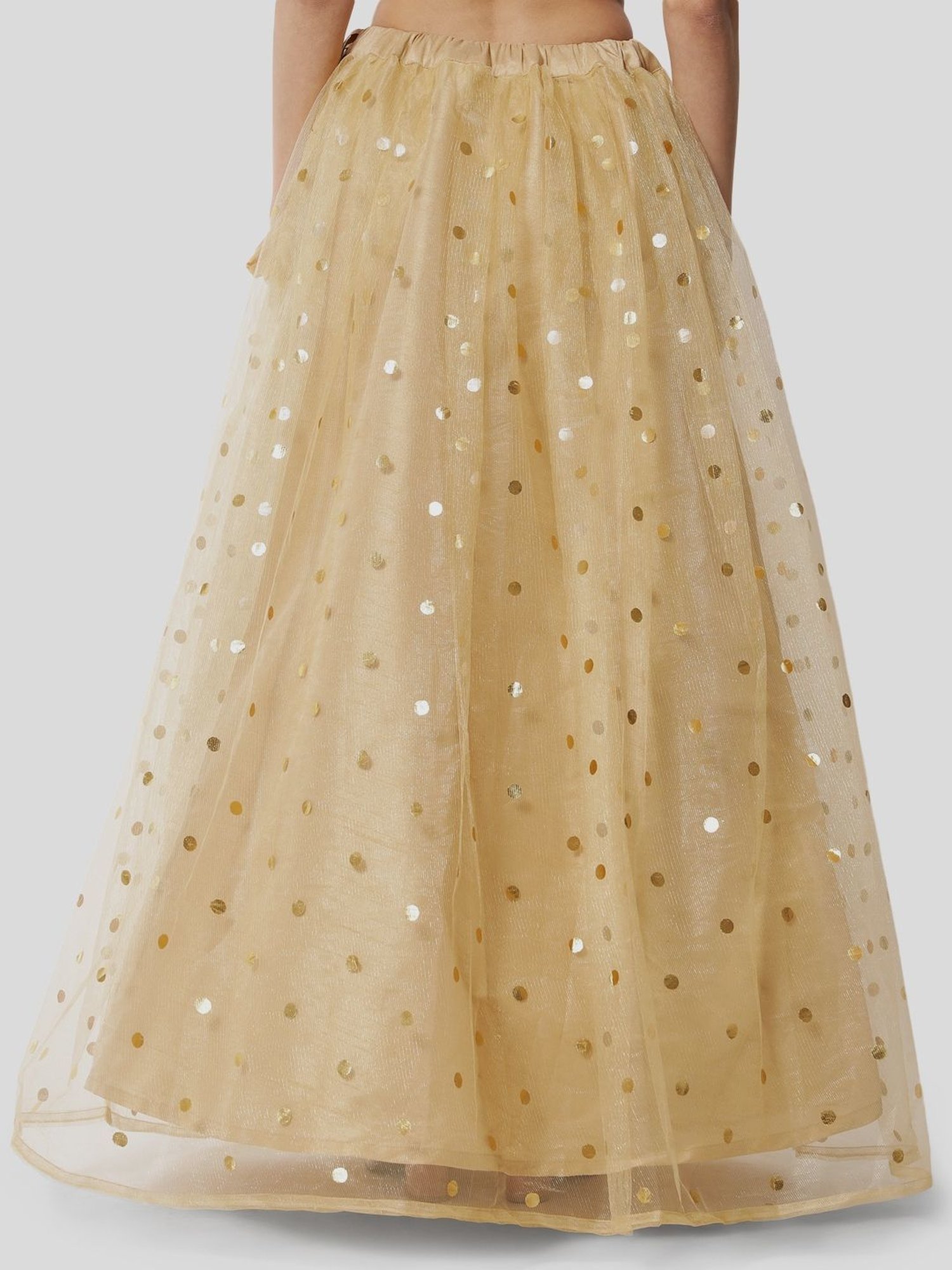 Studiorasa Beige Polka Dots Skirt