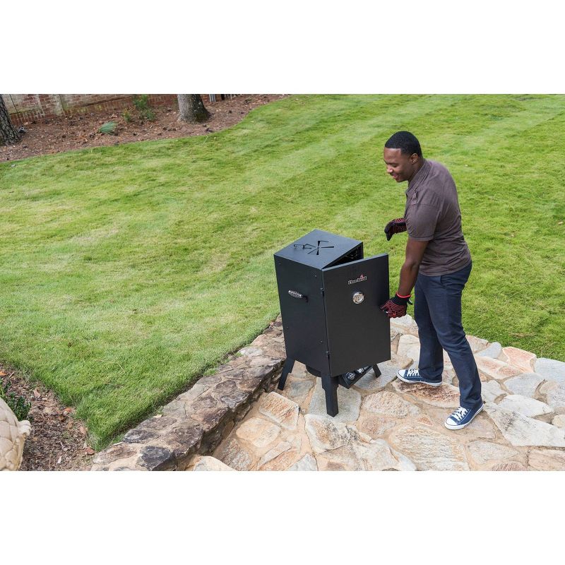 Dyna-Glo Wide Body Vertical Offset Charcoal Smoker Model DGO1890BDC-D