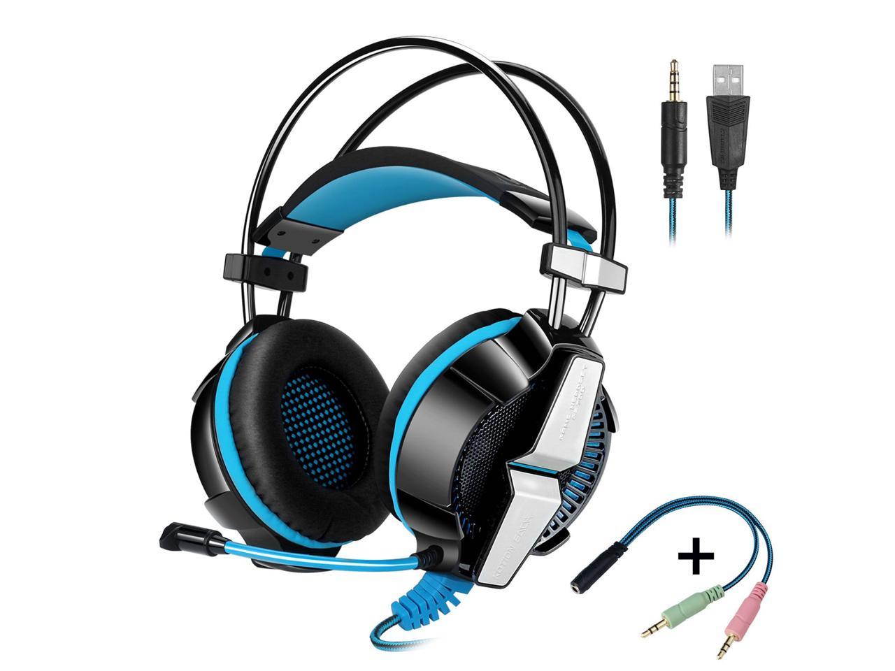 Zgeer Deep Bass Stereo Gamer Headset 3.5mm/USB Earphone Gaming Headphone With Microphone Led light For Gamer PC