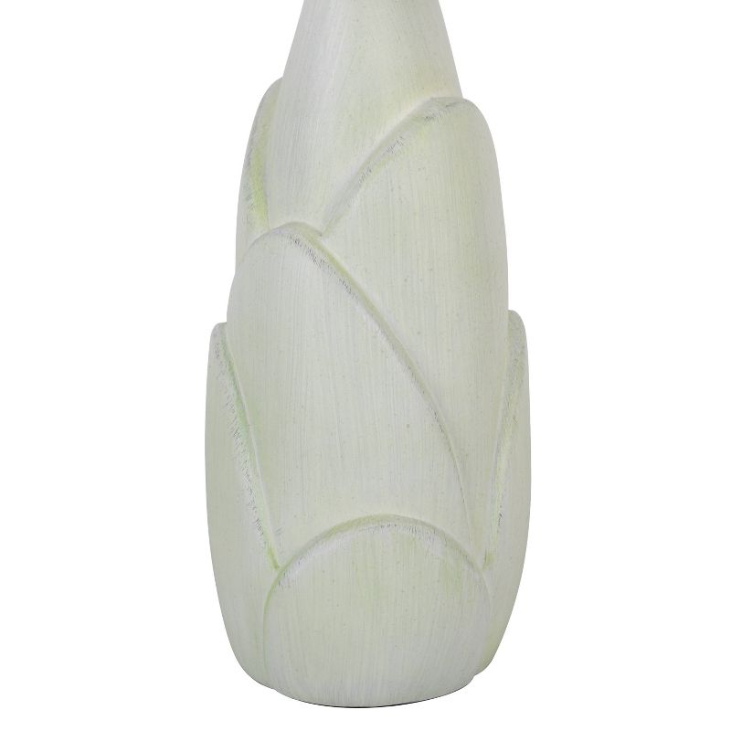 Resin Organic Table Lamp Silver - Decor Therapy