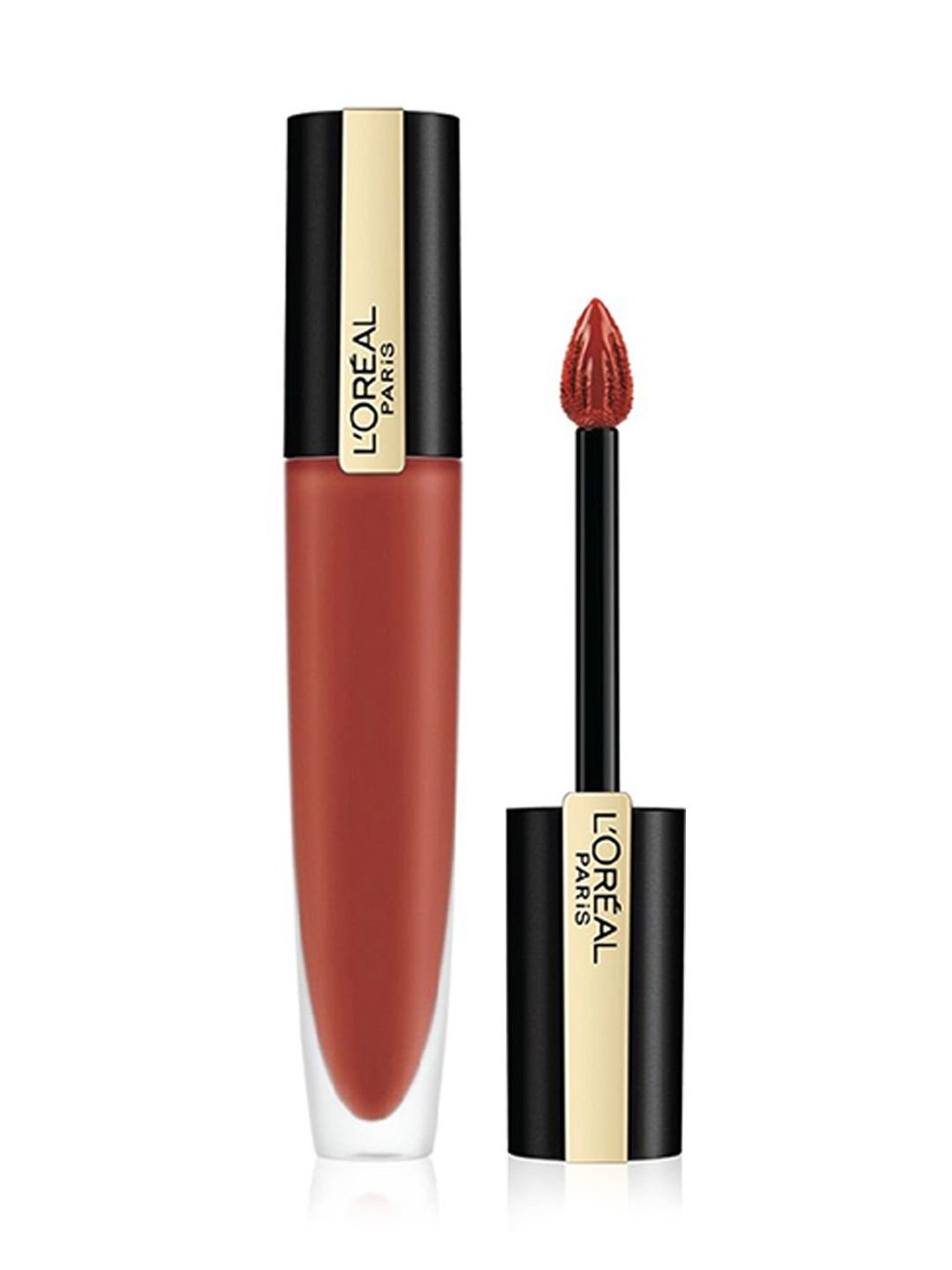 L'Oreal Paris Rouge Signature Matte Liquid Lipstick - 144 I Conquer,7ml