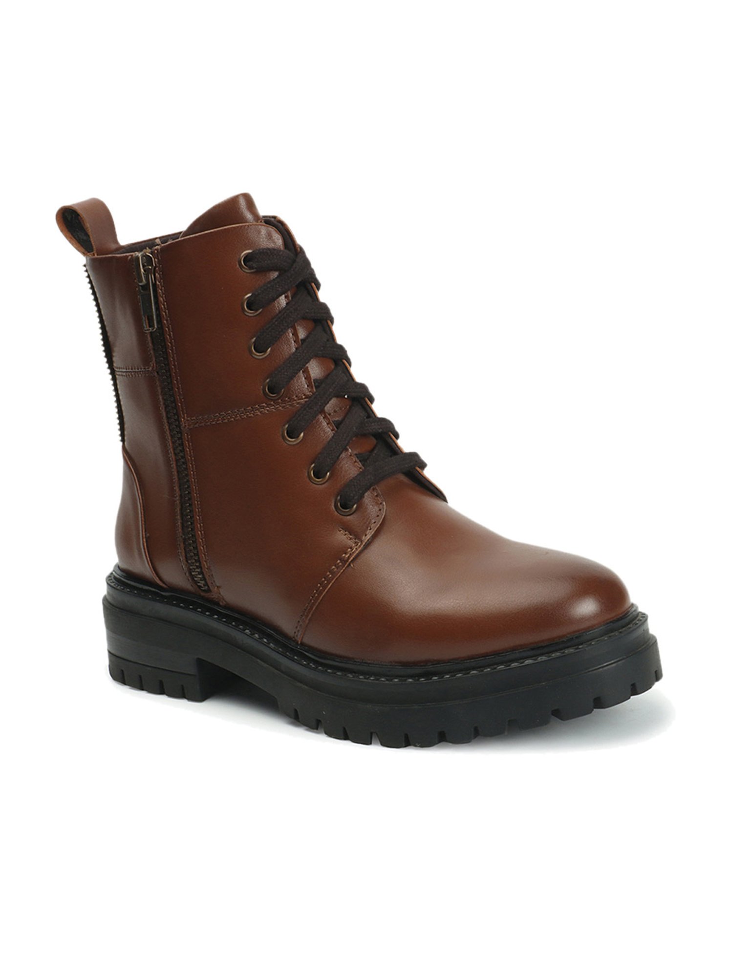 Elle Women's Tan Derby Boots