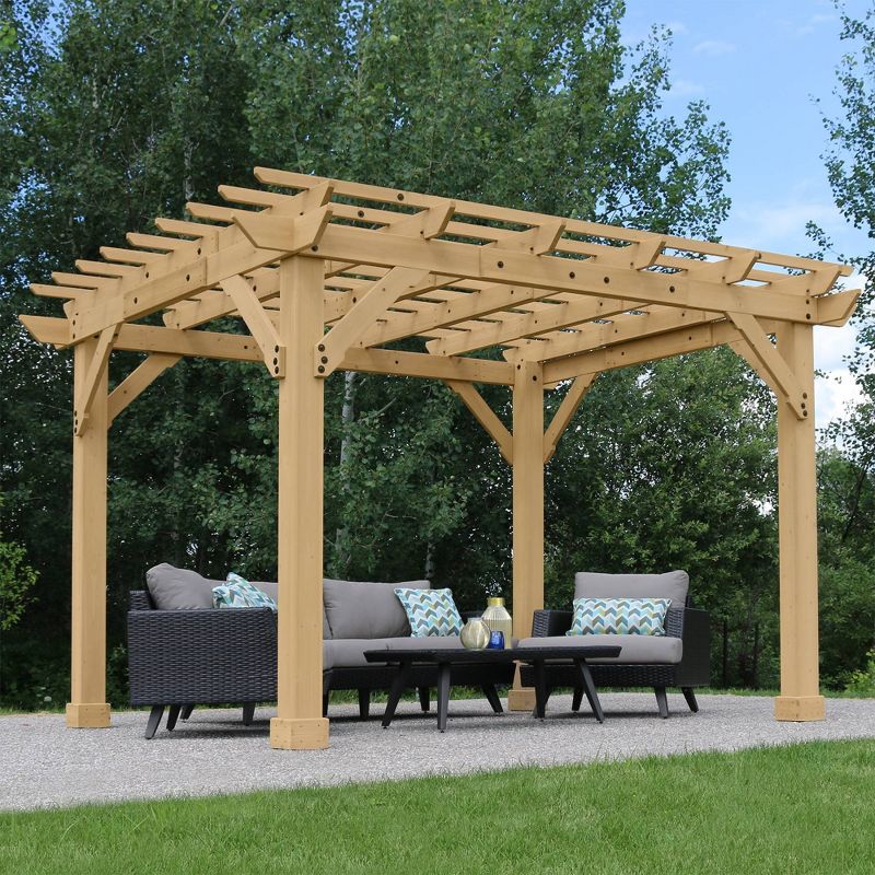 10'x12' Meridian Pergola - Yardistry