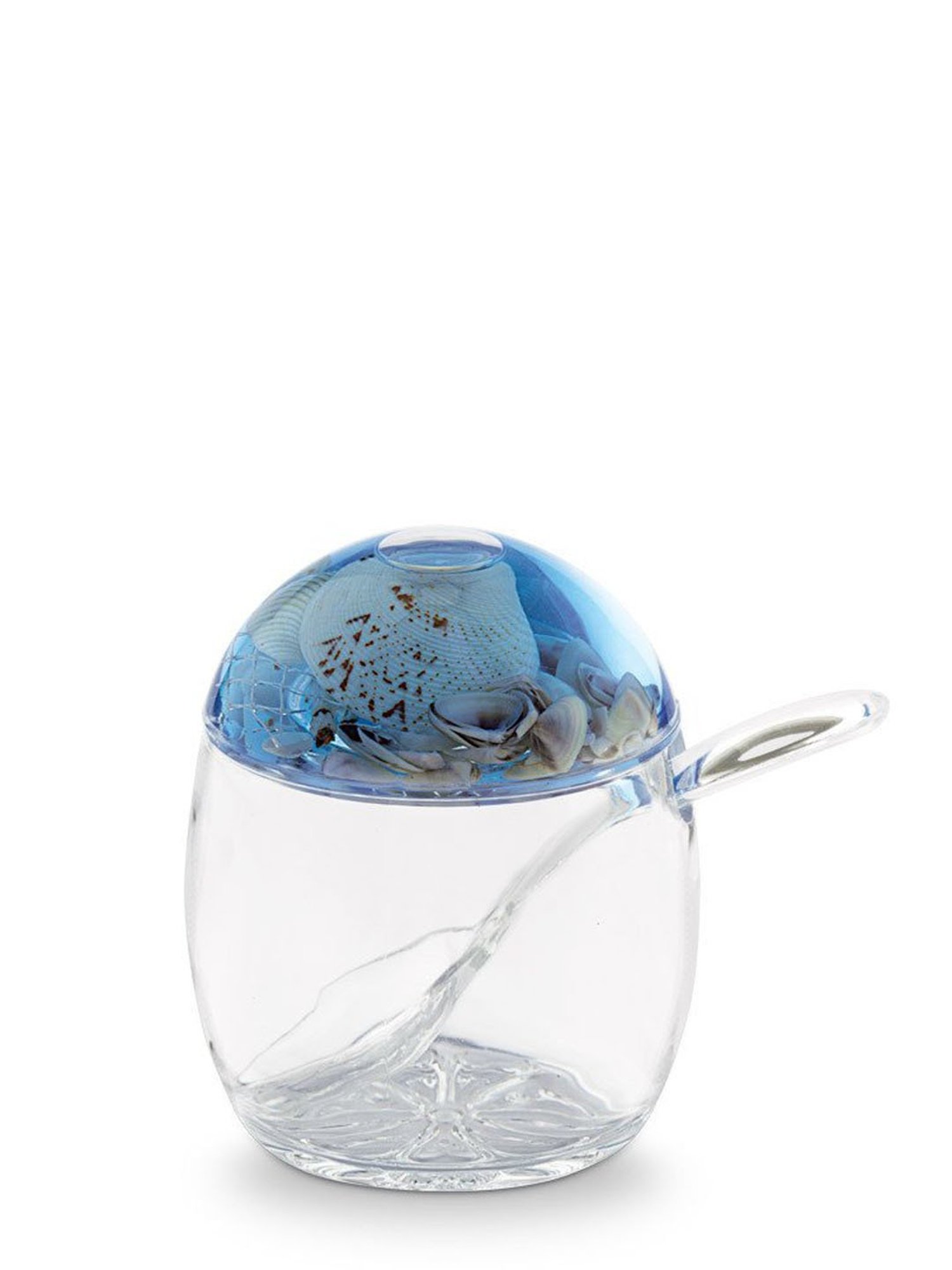 Freelance Blue Acrylic Set of 3 Jars and Container