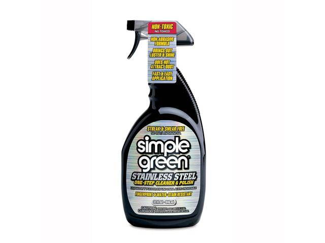 simple green 18300 Stainless Steel One-Step Cleaner & Polish, 32 oz. Spray Bottle
