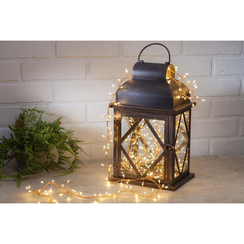 Everlasting Glow 6-Foot Long Electric Firecracker Garland on Copper Wire with LED Lights and Multi-Function Controller