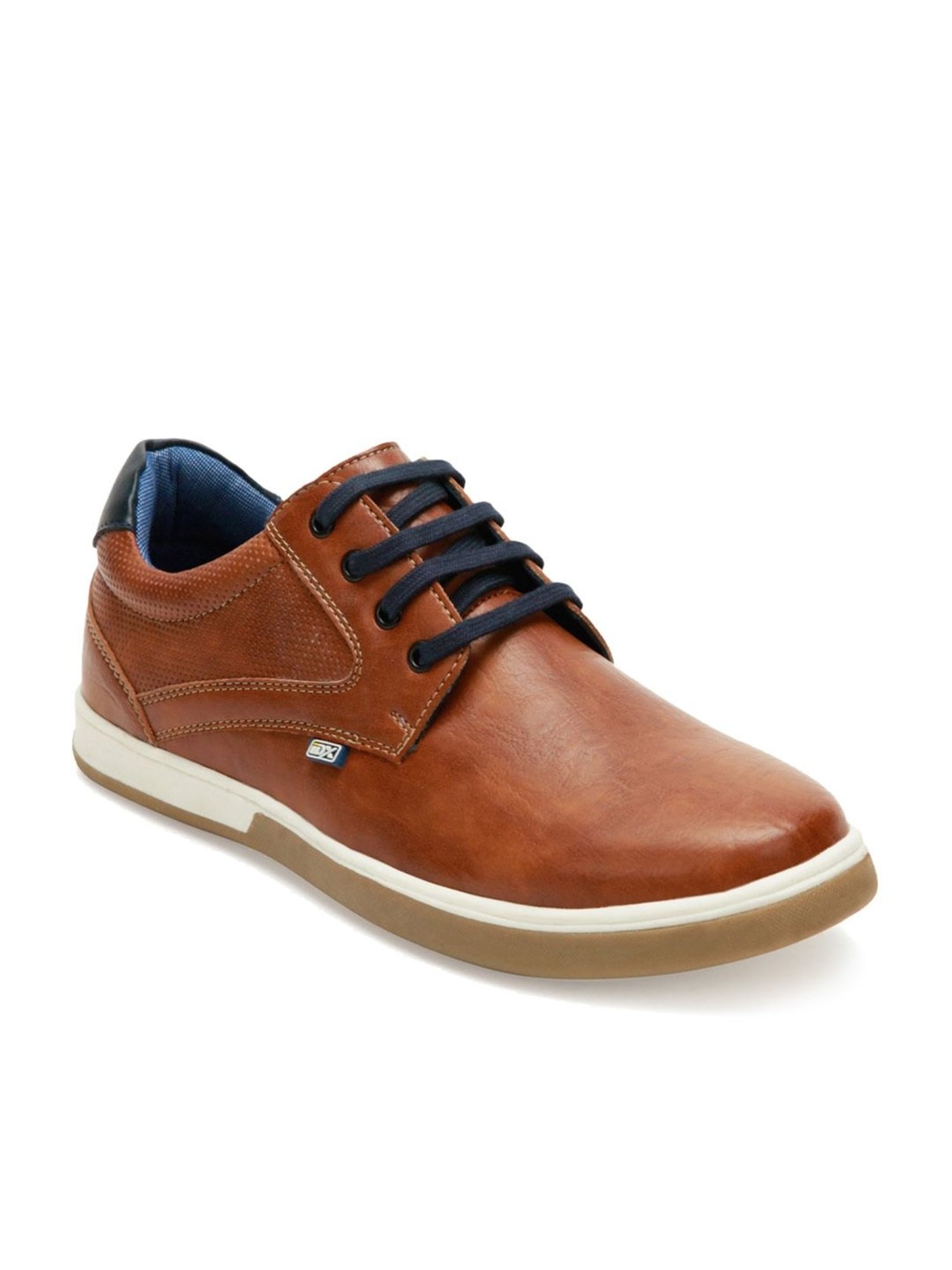 ID Men's Tan Derby Shoes