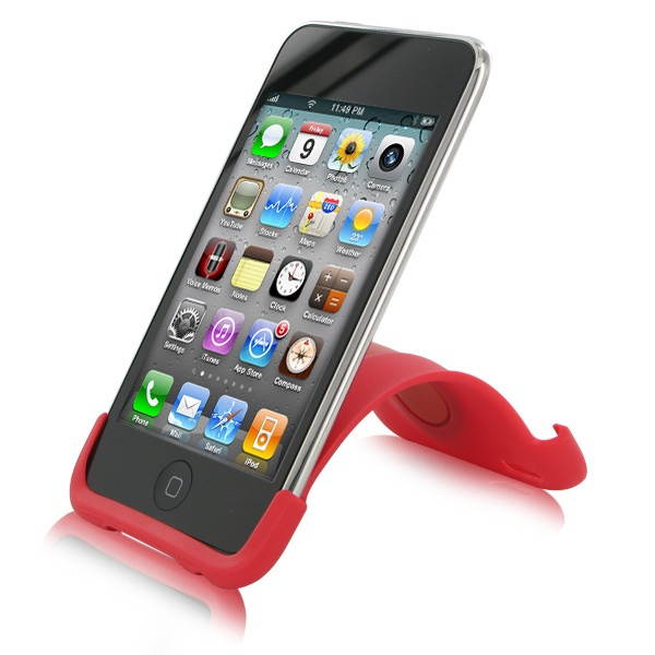 XtremeMac iPod Touch 4G Snap Stand Case - Cherry Bomb Red