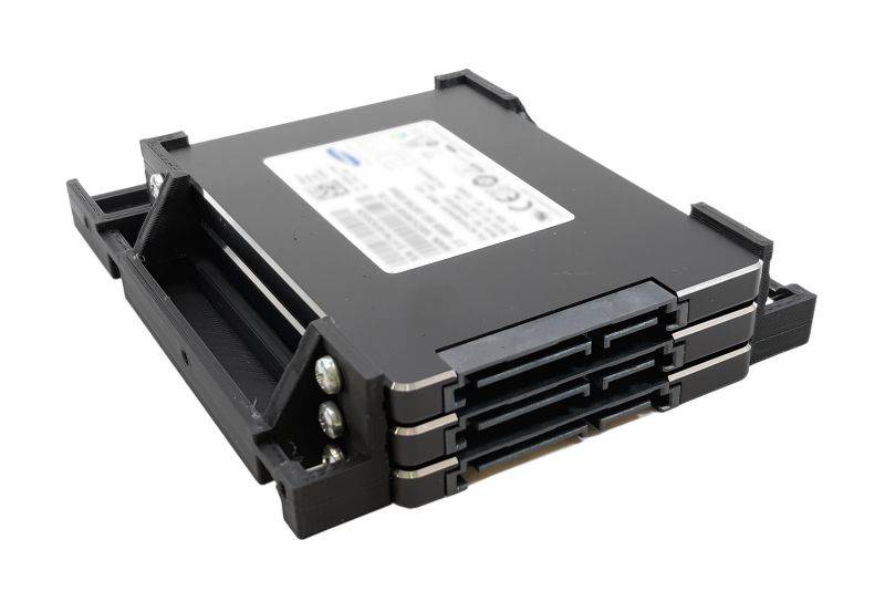 Compeve SSD/HDD Carrier Adapter Caddy Mounting Tray Bracket Bay 2.5" to 3.5" 3xSSD For HP Workstations Z210 Z220 Z230 Z400 Z420