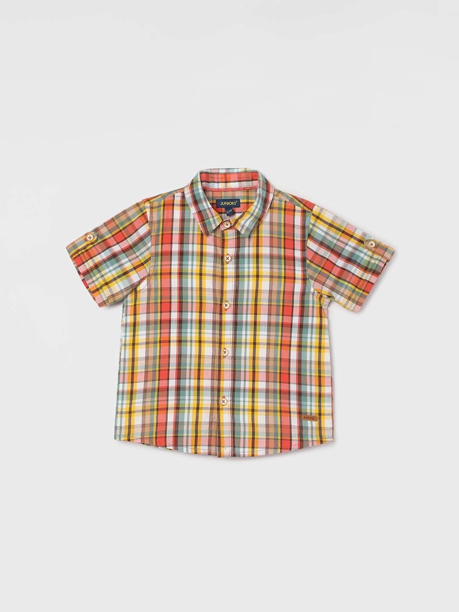 Pantaloons Baby White Cotton Printed Shirt