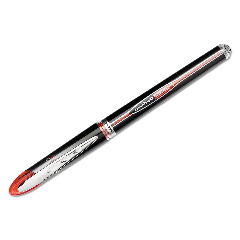 uni-ball VISION ELITE Roller Ball Stick Waterproof Pen Red Ink Super Fine 69022