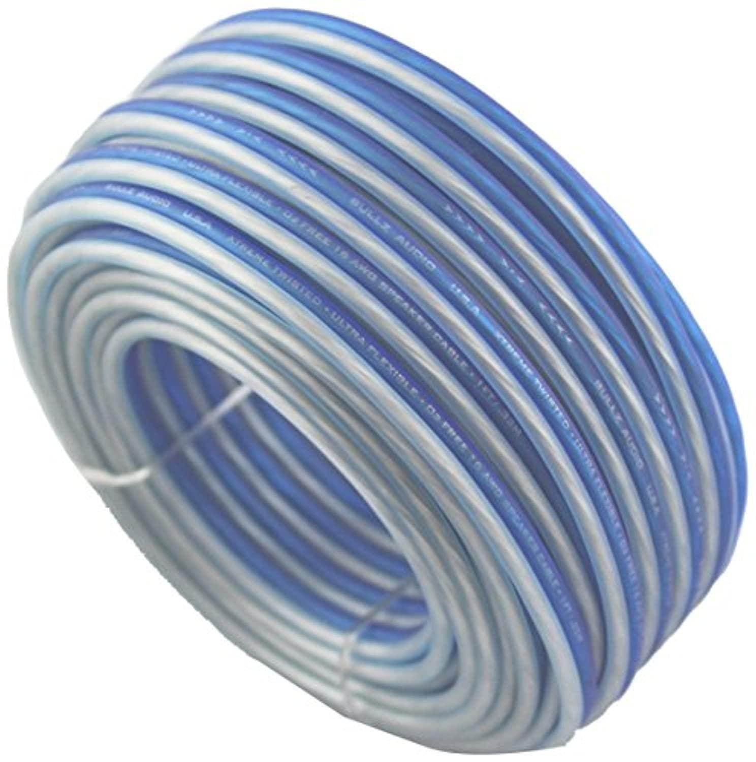 Bullz Audio (BPS16.25PB) PRO Platinum/Blue 25' 16-Gauge Speaker Cable