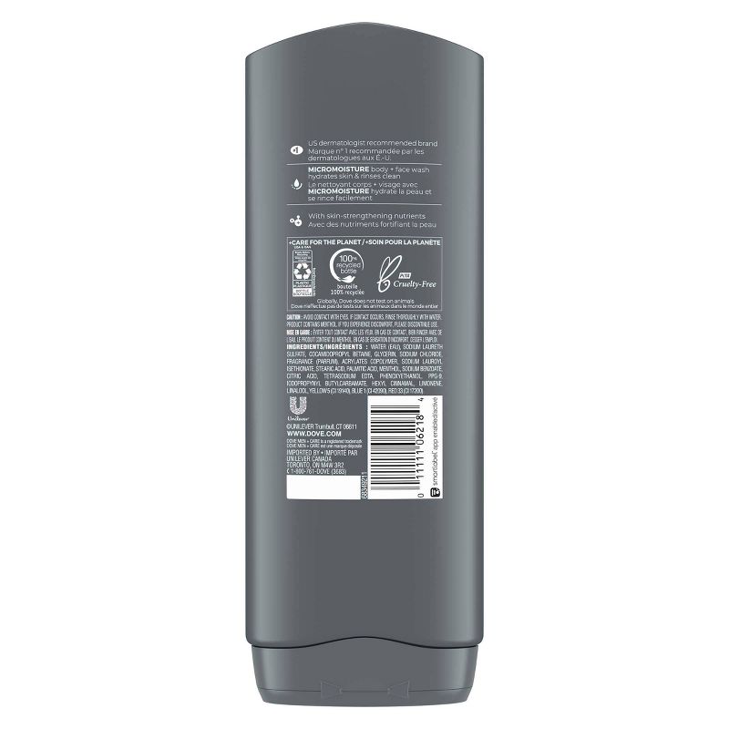 Dove Men+Care Extra Fresh Micro Moisture Cooling Body Wash - 18 fl oz/4ct