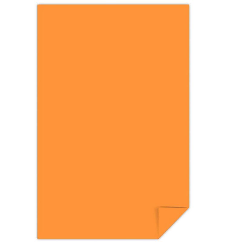 Astrobrights Multipurpose Paper 24 lbs 11" x 17" Cosmic Orange 495470
