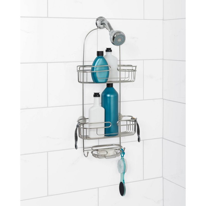 Stainless Over-The-Shower Head Caddy - Zenna Home