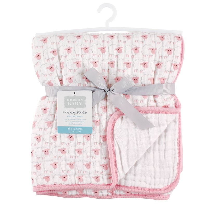 Hudson Baby Unisex Baby and Toddler Hooded Animal Face Plush Blanket - Orange Fox One Size