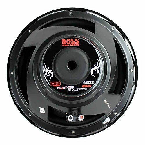 Boss Audio 12" 1400W Subwoofer + 1500W Amplifier w Amp Kit +QPower 12" Enclosure