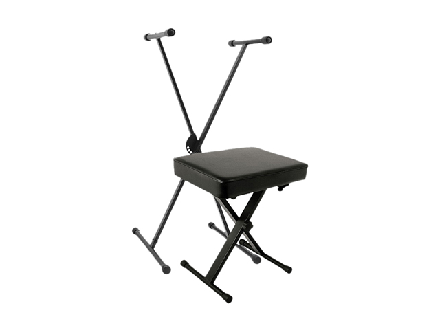 World Tour WOR SXKB PK Single X Keyboard Stand Deluxe Bench Package