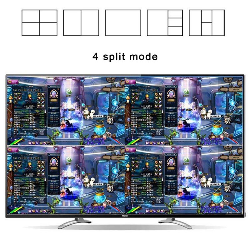 AYS-41V20 High Identification HDMI 2.0 4x1 4K Audio Extractor