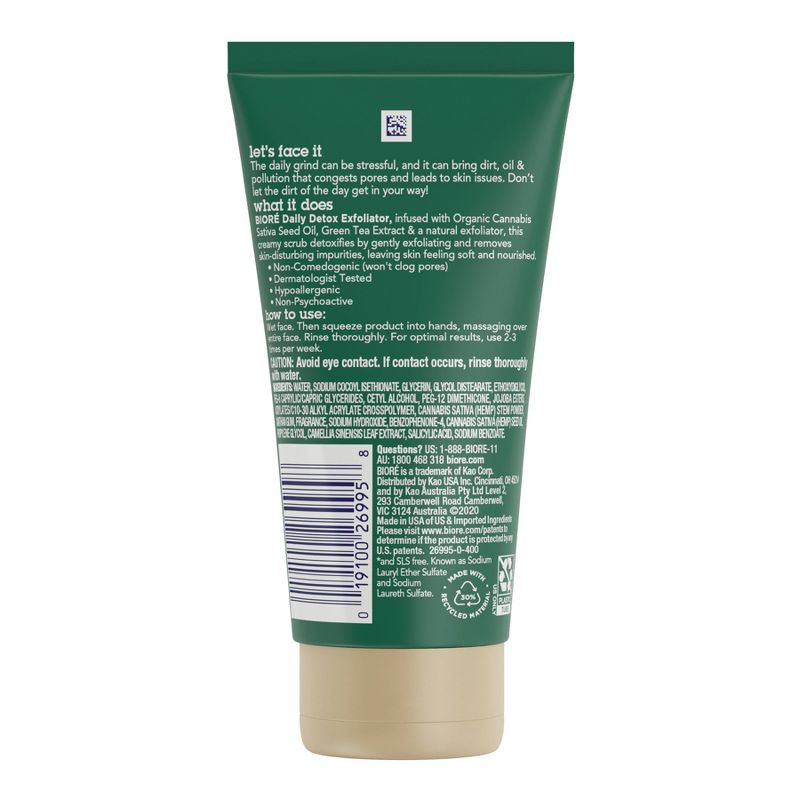 Biore Daily Detox Exfoliator - 4.5oz