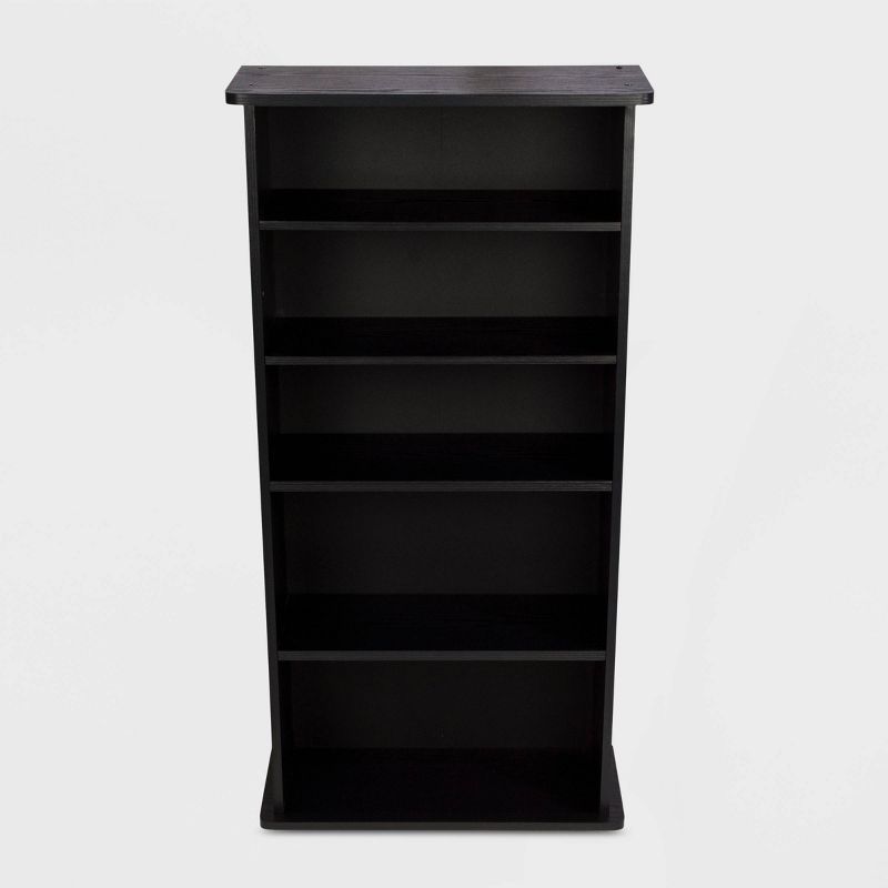 Drawbridge Multimedia Storage Rack Black - Atlantic