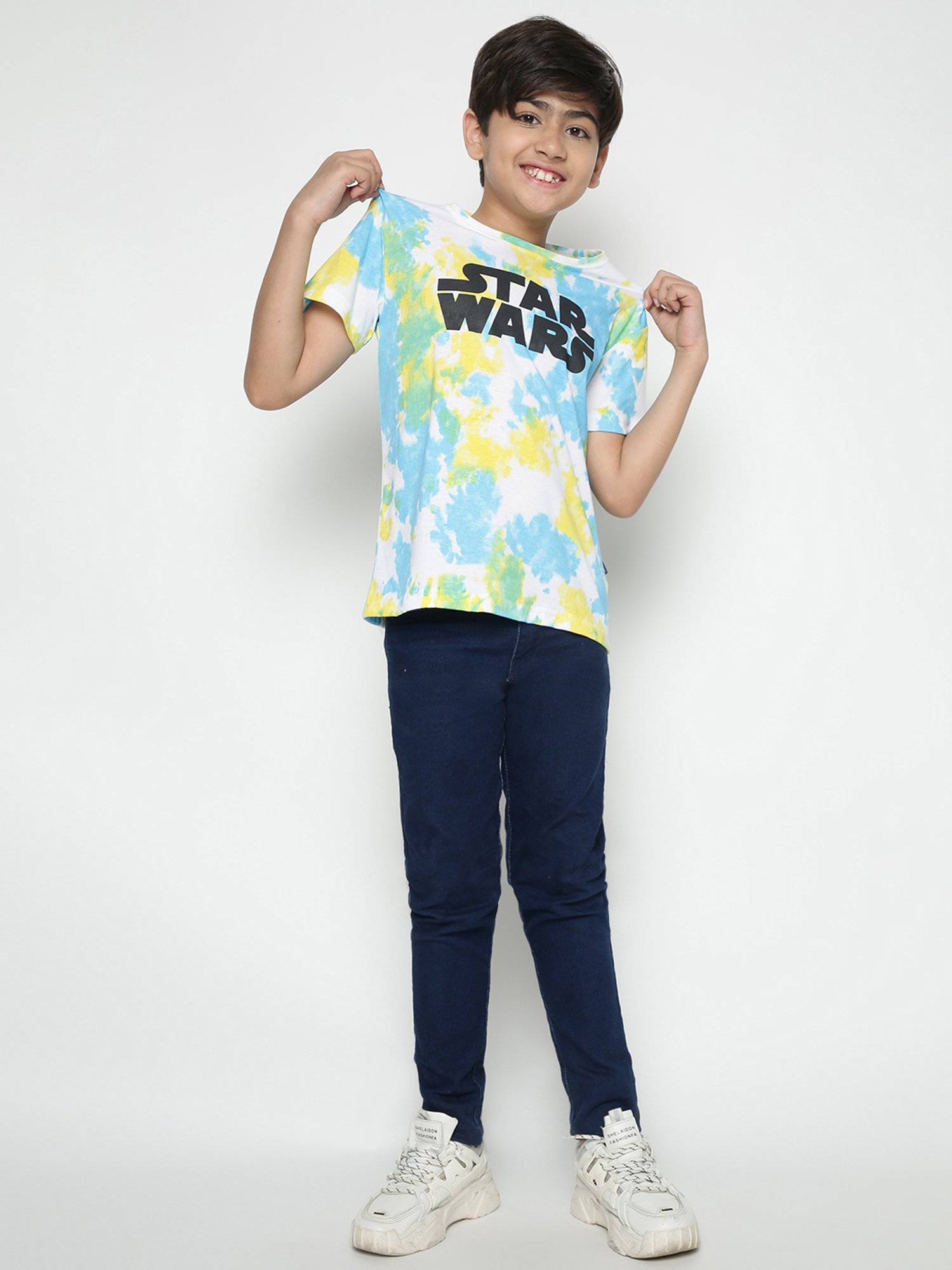 Lil Tomatoes Kids Multicolor Printed T-Shirt