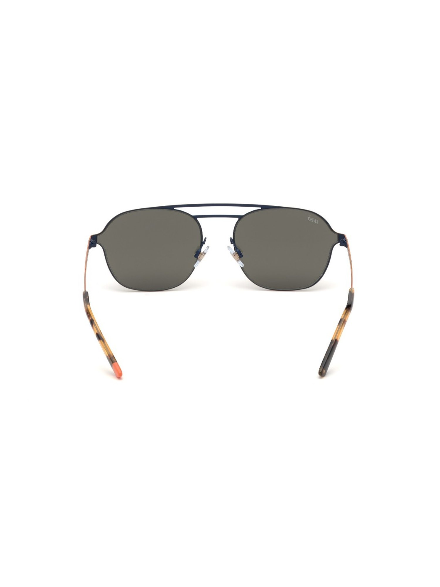 Web Eyewear Brown Pilot Unisex Sunglasses Designed in Italy
