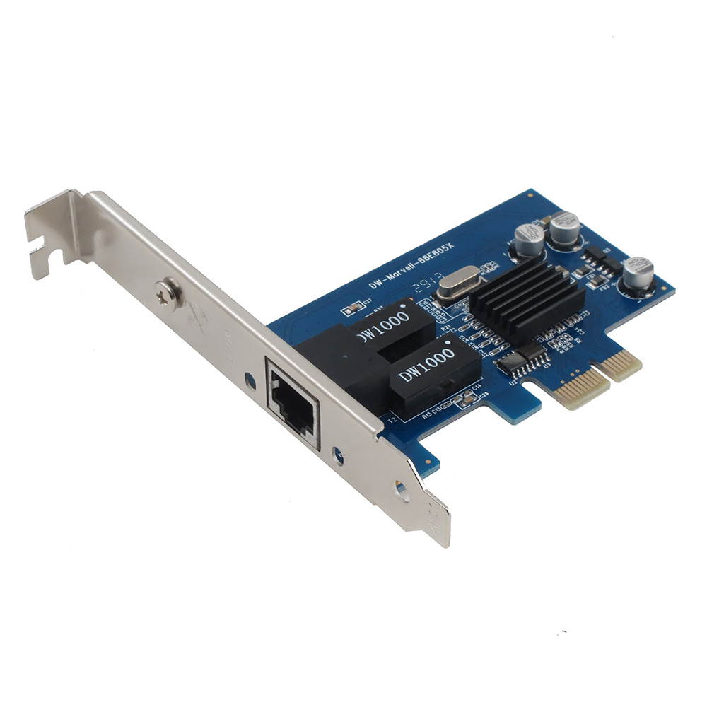 SEDNA - PCIE 10/100/1000 Gigabit Ethernet Adapter ( Marvell 805 Chipset )