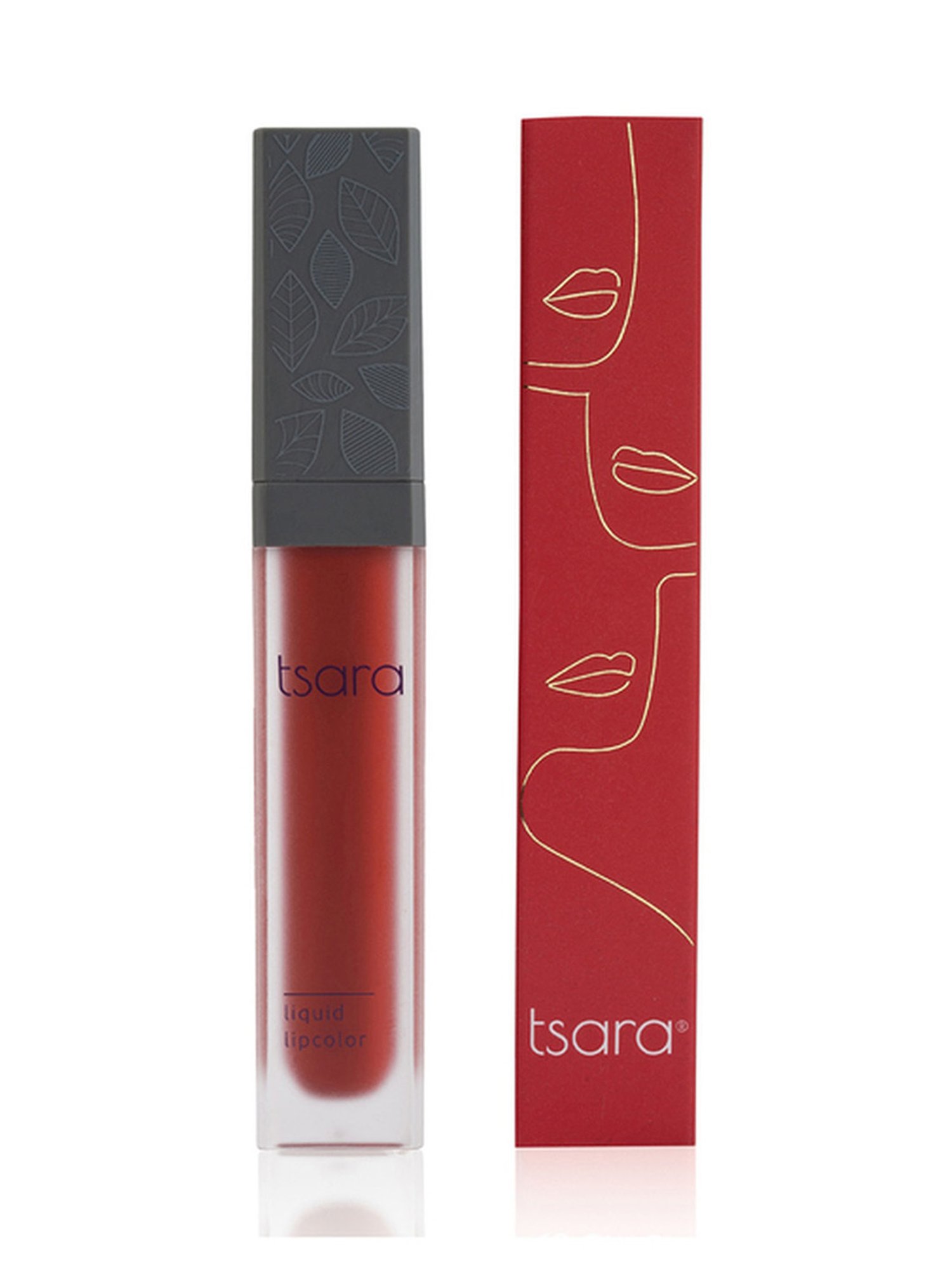 Tsara Cosmetics Organic Liquid Lipcolor Rush Hour Ruby - 7 gm