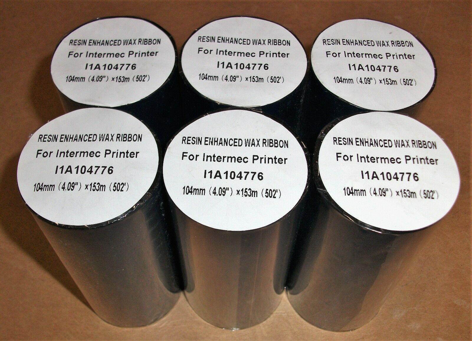 PRINTER INK THERMAL TRANSFER RESIN RIBBON 4.09" X 502' 104MM X 153M FOR Christoph