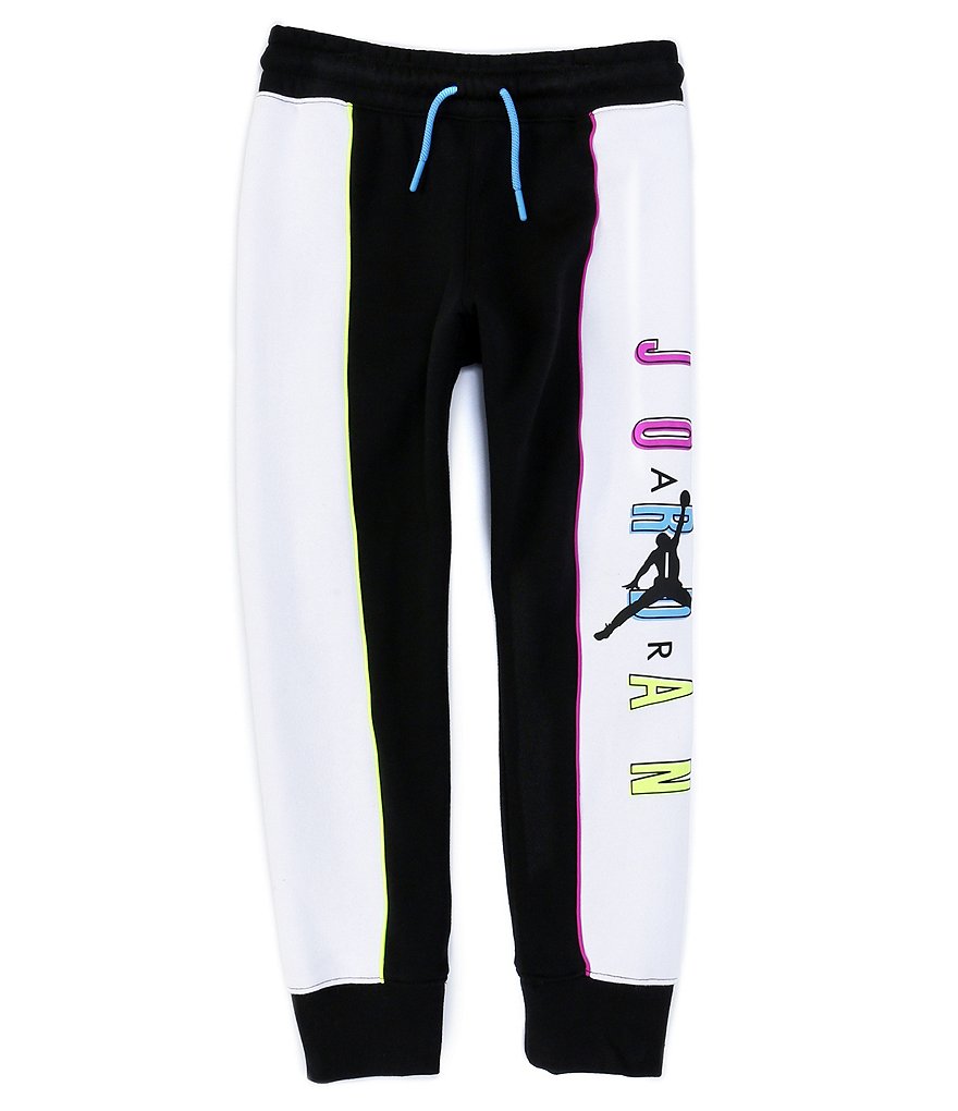 Jordan Big Girls 7-16 Color Outside The Lines Jumpman Blocked Pants
