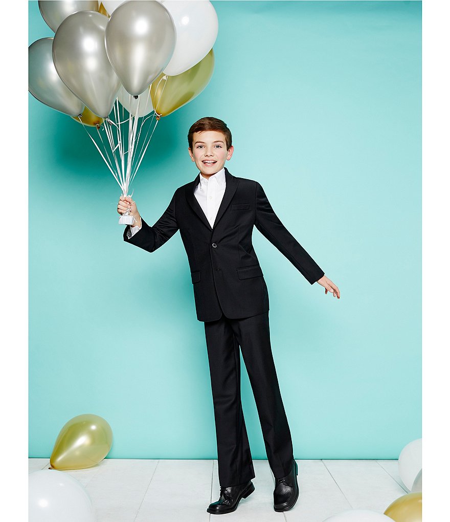 Class Club Gold Label Big Boys 8-20 Flat-Front Dress Pants