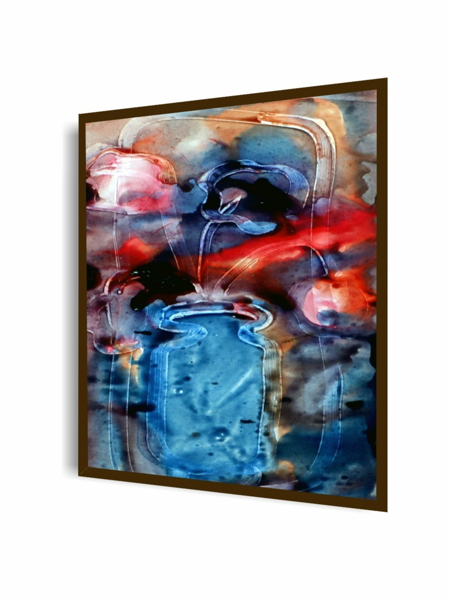 The Art House Abstract Multicolor Canvas Painting