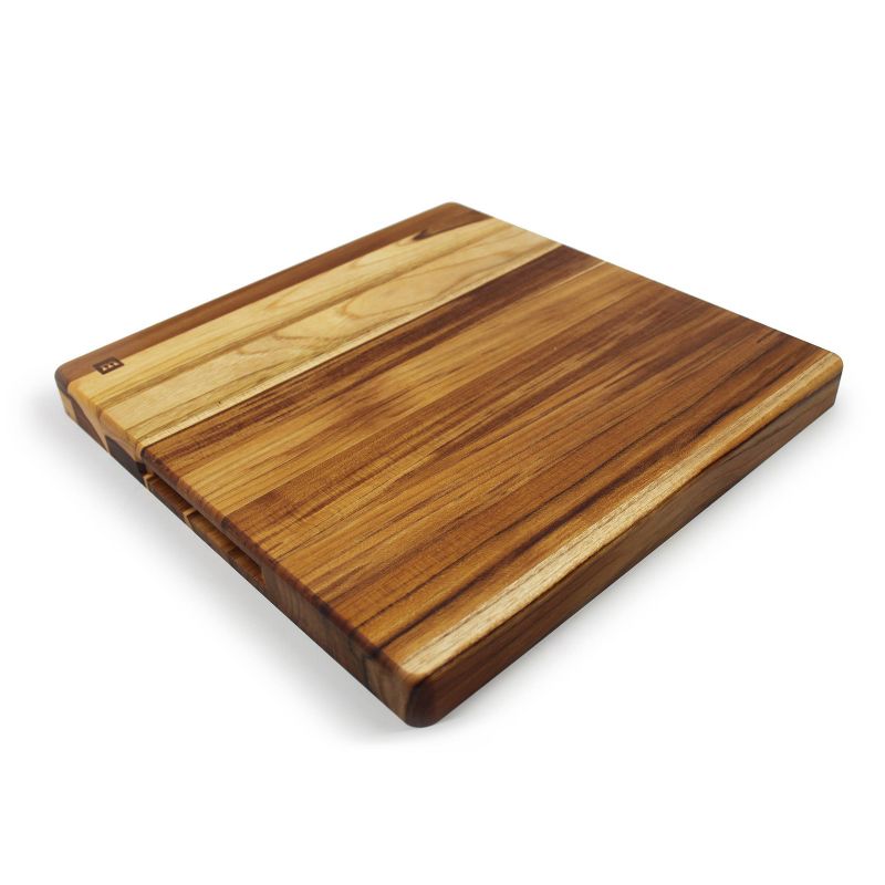 Architec Madeira Teak Edge-Grain Medium Chop Block 14"x14"x1.25"