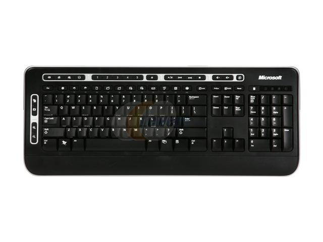 Microsoft J93-00001 Black Wired Digital Media Keyboard 3000