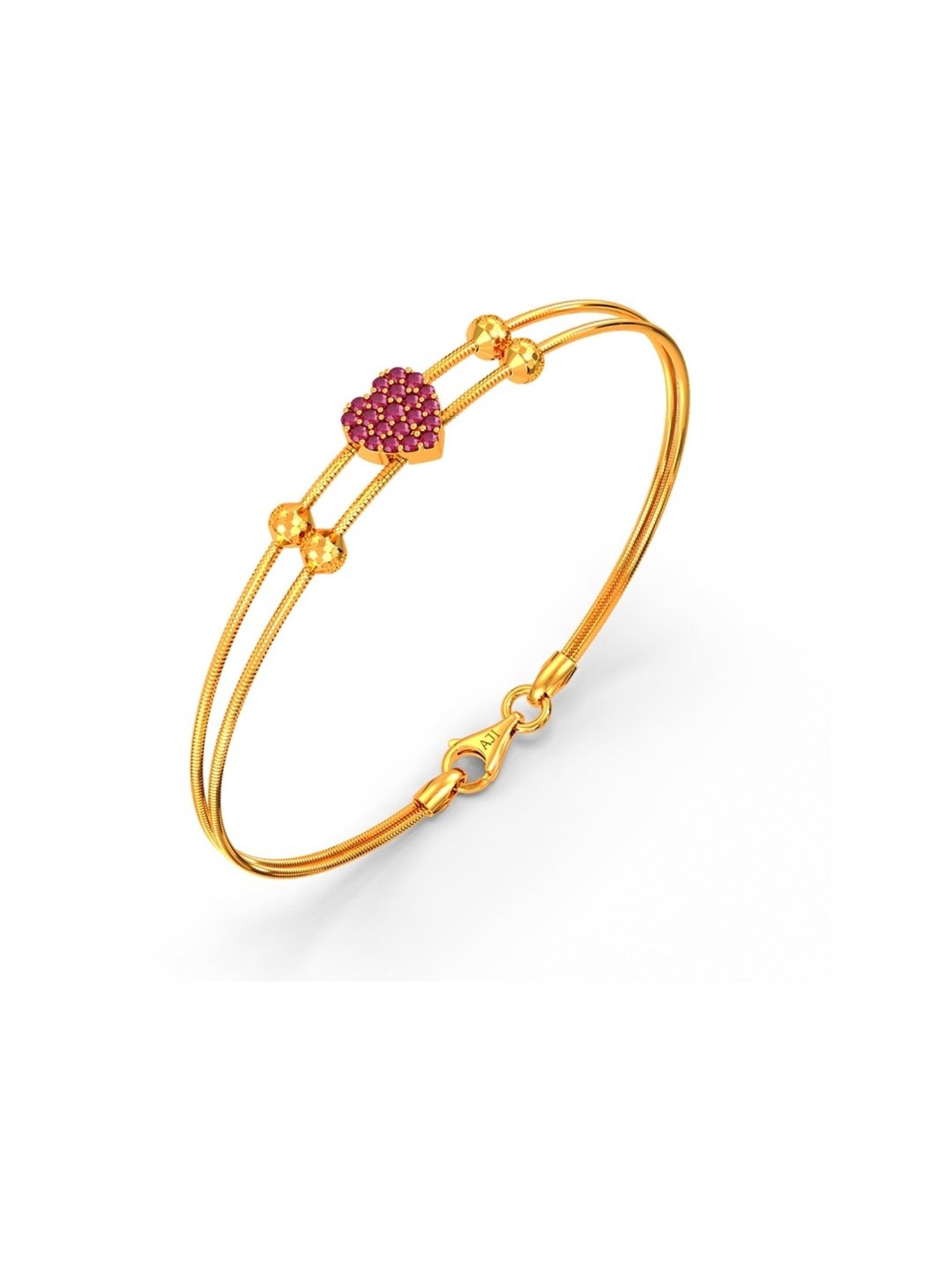 Mia by Tanishq Berry Bellini Baubles 14k Ruby Bangle