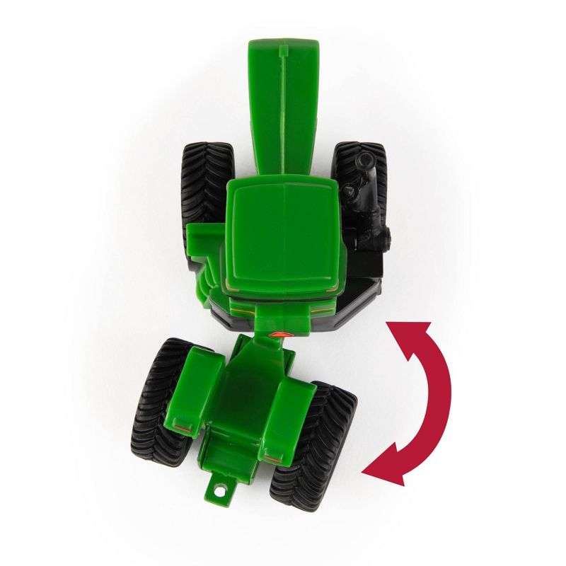 John Deere Vehicle Value 4pk 4 Wheel Drive Tractor Tractor with Loader Dump Truck and Flatbed Truck