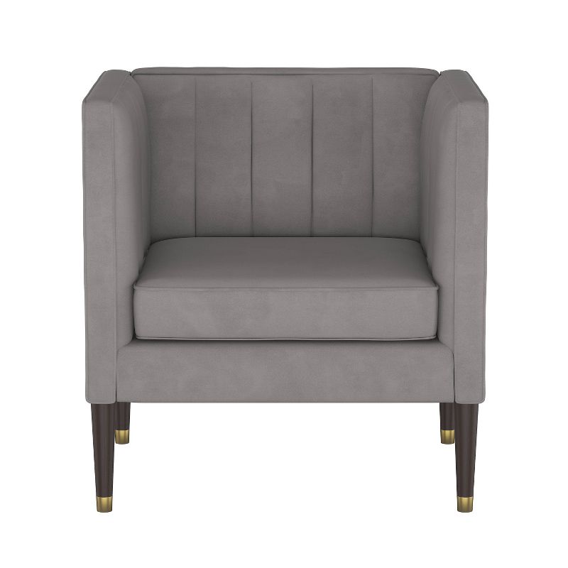 Soriano Accent Chair Velvet Otter - Project 62™