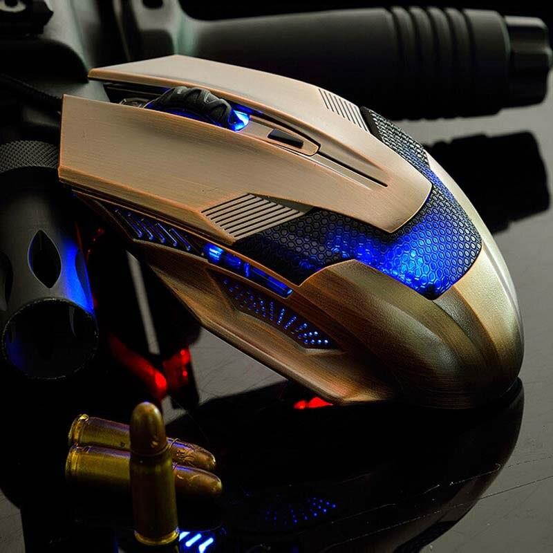 Luxury 2000DPI Optical Adjustable Wired Gaming Mouse For PC Laptop Ergonomics Optical Mouse Wired Optical Mouse